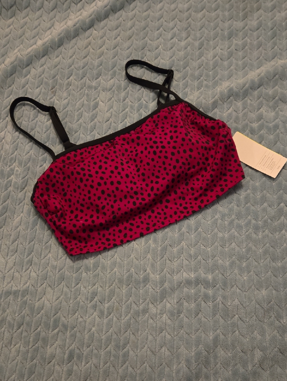 All In Motion Polka Dot Swim Top